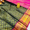 Trendy Black Kanchipuram Silk Traditional saree dvz0003503