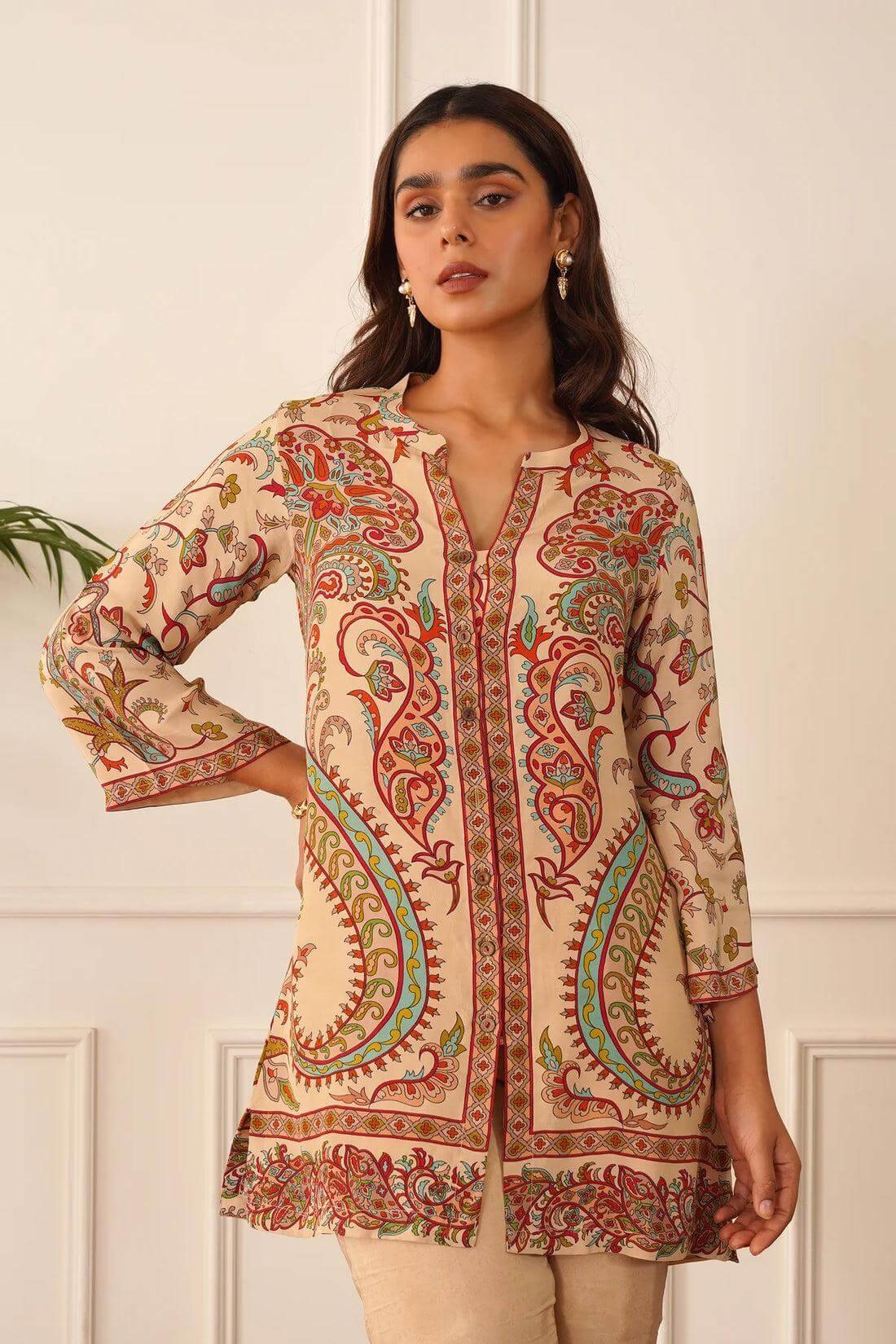 Trendy Flower Printed Co-ord Set for Women DV444-1