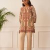 Trendy Flower Printed Co-ord Set for Women DV444