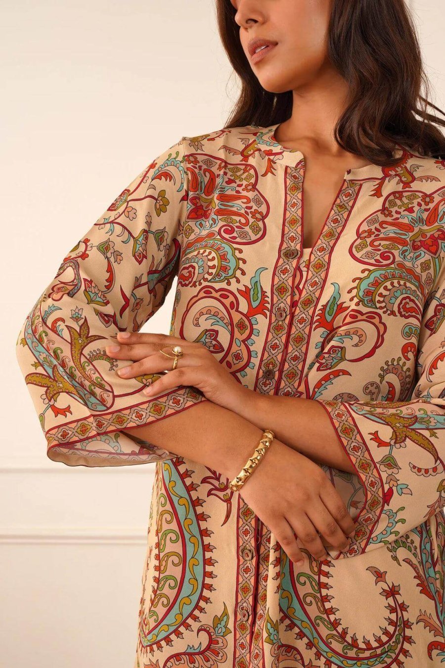 Trendy Flower Printed Co-ord Set for Women DV444-3