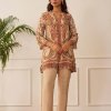 Trendy Flower Printed Co-ord Set for Women DV444-4