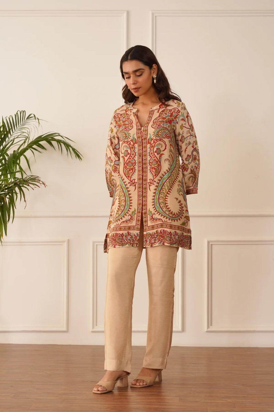 Trendy Flower Printed Co-ord Set for Women DV444