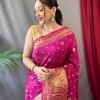 Trendy Pink Soft Kanchipuram Silk Saree dvz0003374-2