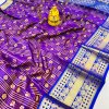 Trendy Purple Kanchipuram Silk Traditional saree dvz0003503