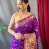 Trendy Purple Soft Kanchipuram Silk Saree dvz0003373-2