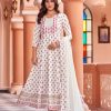 Trendy and Stylish white Anarkali Kurti With Dupatta dvz0003531