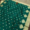 Unique green Super Soft Banarasi Silk Fancy Saree dvz0003500-2