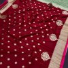 Unique maroon Super Soft Banarasi Silk Fancy Saree dvz0003500