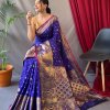 Women's Branded Blue Soft Kanchipuram Silk Saree dvz0003368-2