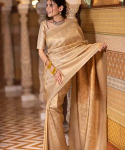 Womens Trendy Soft Art silk Saree DV431-2