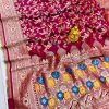 Women's maroon Soft Silk wedding wear saree dvz0002995