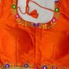 Women's orange readymade Blouse dvz0001029