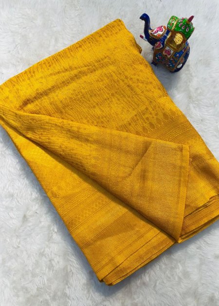 Yellow Royal Kuberpattu Softy Silk Saree DV439-2