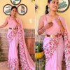 baby pink Ready To wear Sequin Designer Saree dvz0003917