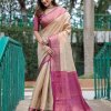 beige Premium Kanjivaram silk Saree dvz0003896