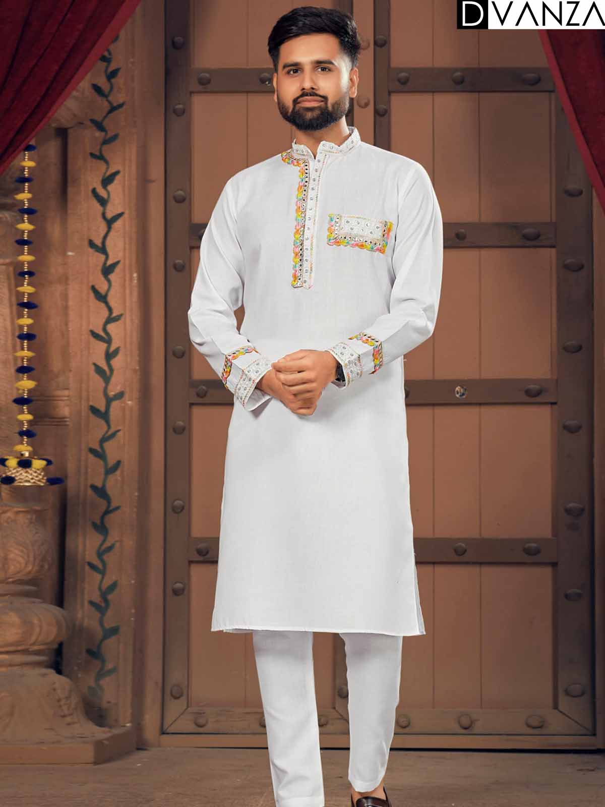 Celebrate Navratri in Style with Exclusive Cotton Kurta and Stitch Payjama