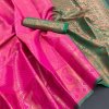 dark pink Soft Silk Traditional woven Saree dvz0003536