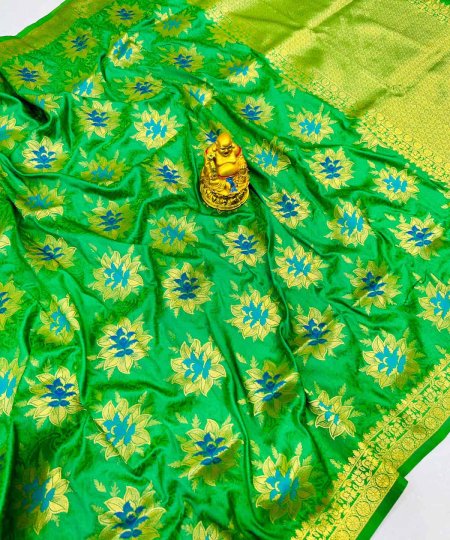 dvanza green silk saree dvz0003559