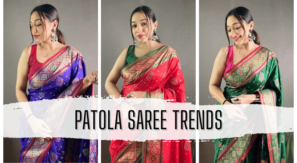 dvanza patola saree Trends banner saree