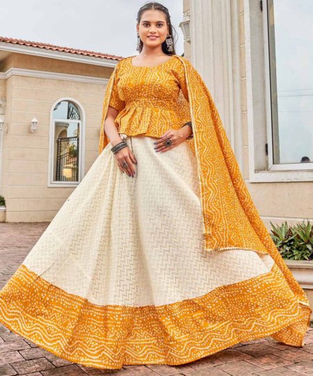 Elegant Ready-to-Wear Traditional Lehenga-Blouse-Dupatta Sets - dvz0003796