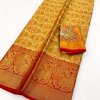 Exquisite Tissue Silk Saree with Swarovski Embellishments - dvz0003760