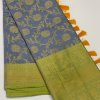 Flower weaving soft silk saree - dvz0003628