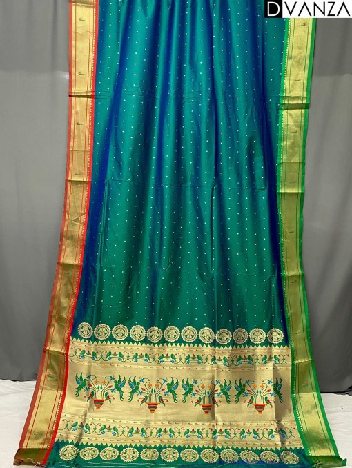 Ganga Jamuna Elegance Paithani Perfection in Every Weave - dvz0003939