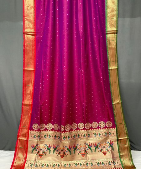 Ganga Jamuna Elegance Paithani Perfection in Every Weave - dvz0003942