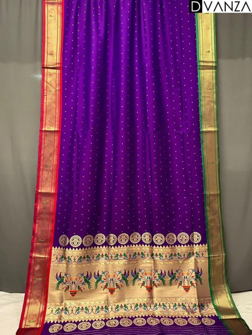 Ganga Jamuna Elegance Paithani Perfection in Every Weave - dvz0003944