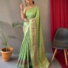 Pure Silk Gold Zari Saree Banarasi Saree Online On Dvanza - dvz0003398