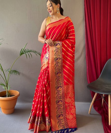 Zari Silk Saree Banarasi Saree Online Only On Dvanza - dvz0003402