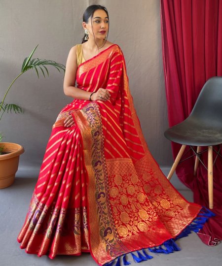 Zari Silk Saree Banarasi Saree Online Only On Dvanza - dvz0003402