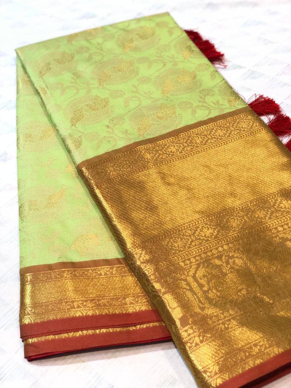 Green kanchipuram silk sarees online shopping dvz0001928 - Dvanza.com