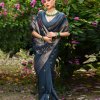 grey Tussar Silk Party wear Saree dvz0003895