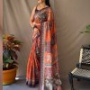 kalamkari print saree dvz0003588