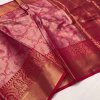 Kanchipuram Silk Sarees with Intricate Zari Weaving and Rich Pallu, Exclusively on Dvanza.com - dvz0003887