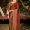 3D Velvet Chiffon Saree With Sequence Blouse - dvz0003246