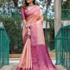 peach Premium Kanjivaram silk Saree dvz0003896