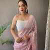 Pure 5mm silvet sequence work saree with all over work - dvz0003284