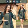 Pure Cotton Denim Kurti with Embroidery Work on dvanza - dvz0003439