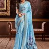 Pure Handloom Silk Saree with Enchanting Floral Digital Print