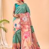 Pure Paithani Silk Sarees with Majestic Meenakari Motifs - dvz0003919