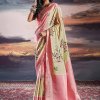 Pure Satin With Self Weaving Saree - Dual Shade & Floral Digital Premium Quality - dvz0003848