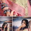 Pure Satin With Self Weaving Saree - Dual Shade & Floral Digital Premium Quality - dvz0003848