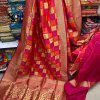 Pure Silk Saree with Original zari and Multicolor Weaving: Perfect for South Indian Weddings - dvz0003751