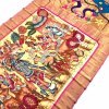 Pure Soft Kalamkari Paithani Silk Saree with Original Gold Zari Digital Print Design - dvz0003794