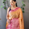 Pure tissue Combination Saree with Attractive Zari weaving - dvz0003297