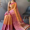 Pure tissue Combination Saree with Attractive Zari weaving - dvz0003297