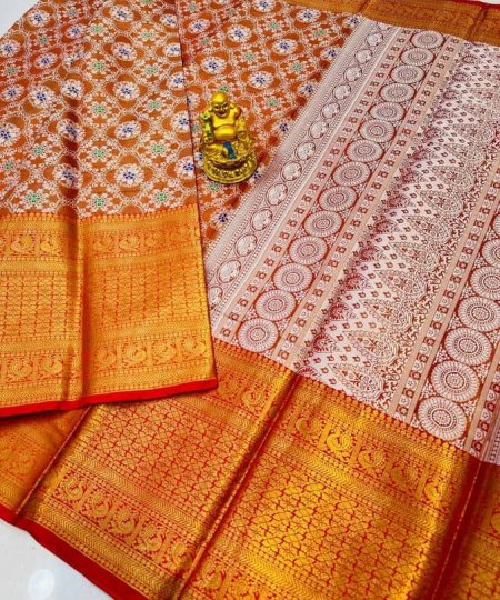 red color kanchipuram saree dvz0003570