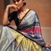 Shop Bollywood Satin Crape Sarees with Exquisite Digital Prints Online - dvz0003854